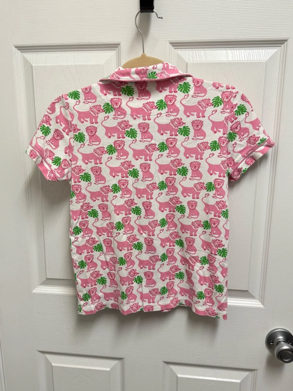 Roller Rabbit Pink Lion Pajama Top - Picture 9 of 9